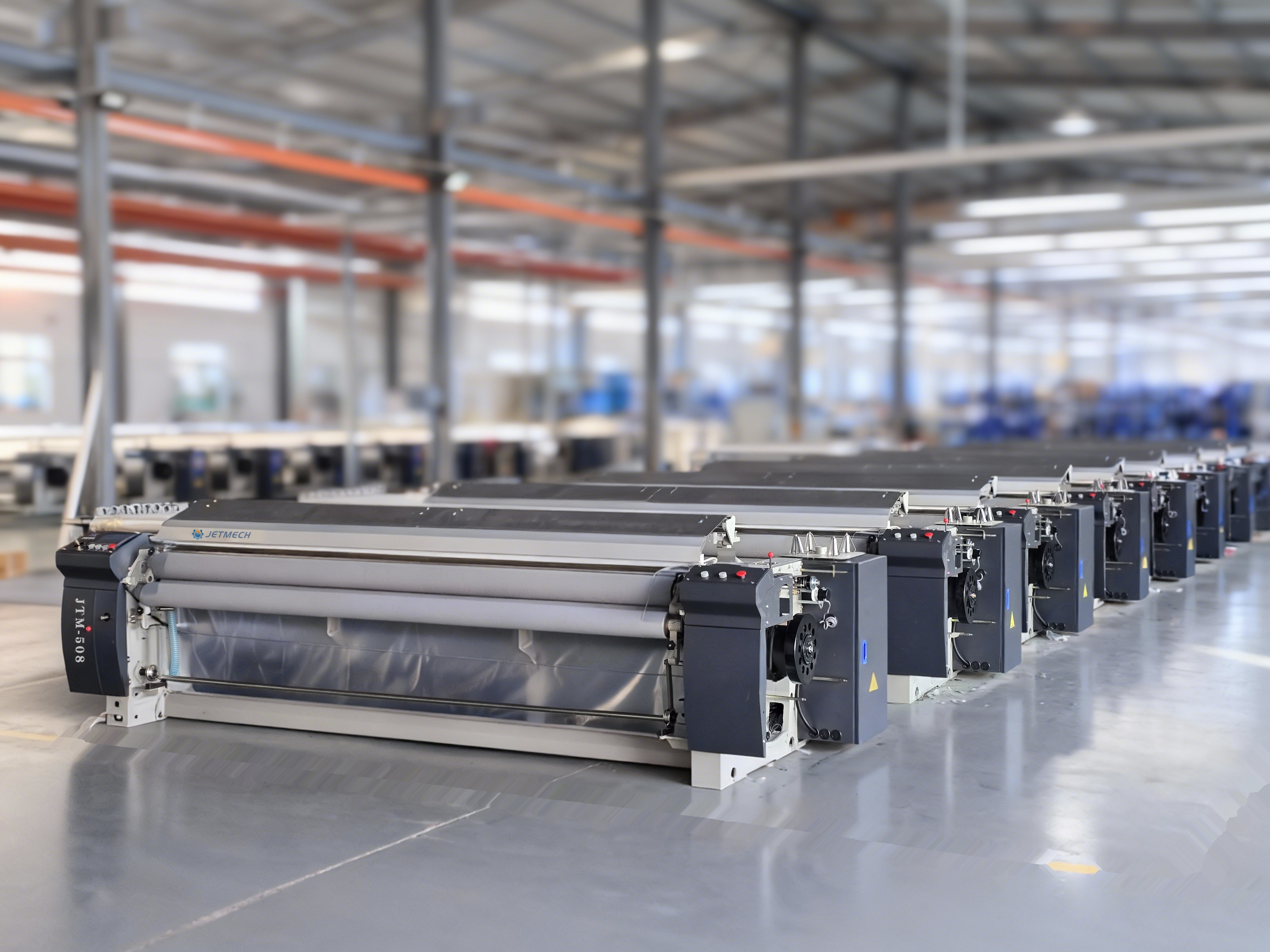 JETMECH water jet loom in workshop